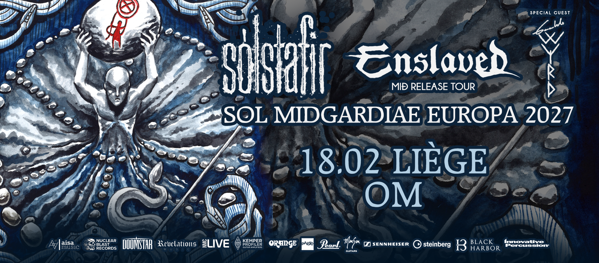 Enslaved & Solstafir + Gaahls Wyrd