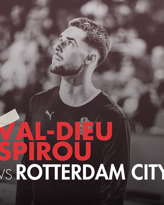Val-Dieu Spirou Basket VS Rotterdam City Basketball