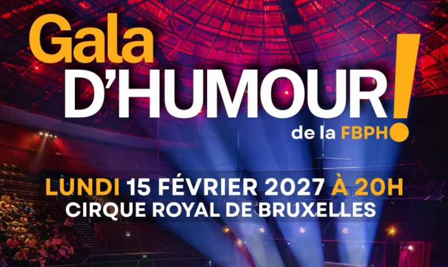 GALA D'HUMOUR 2027 de la Fédération Belge des Professionnels de l'Humour