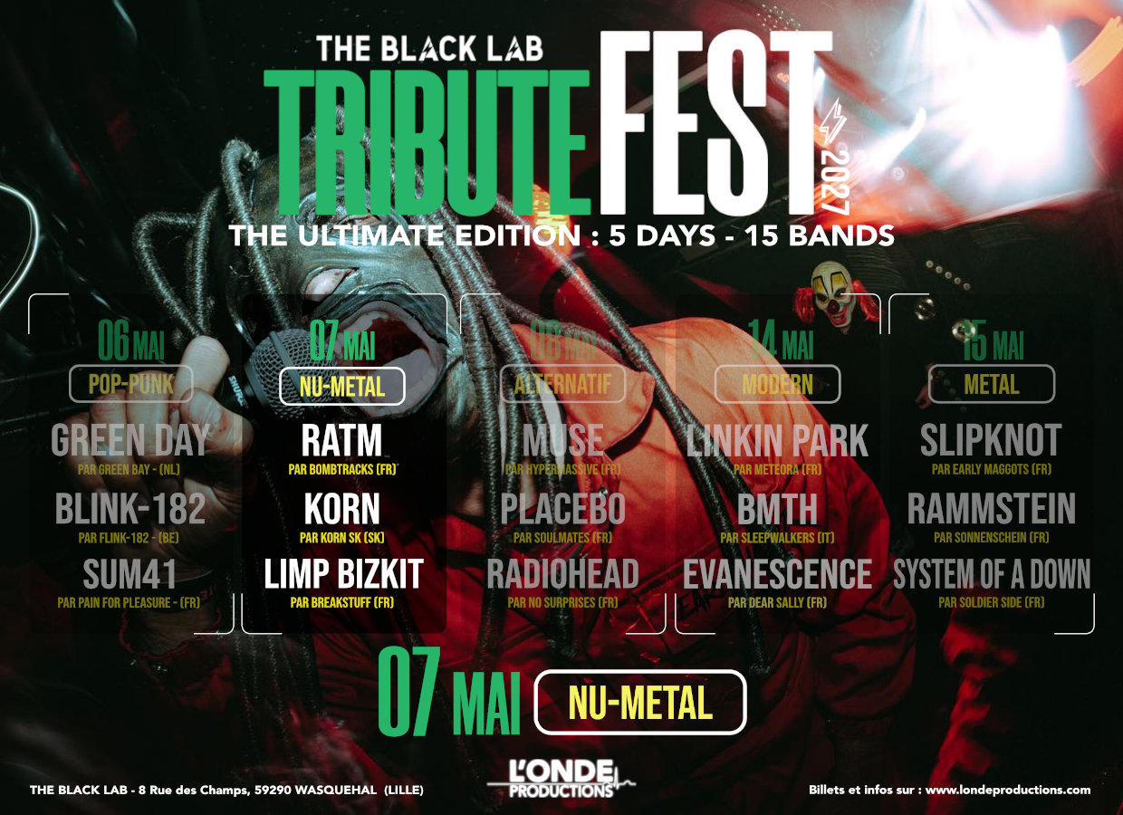 THE BLACK LAB TRIBUTE FEST – DAY 2 – NU-METAL