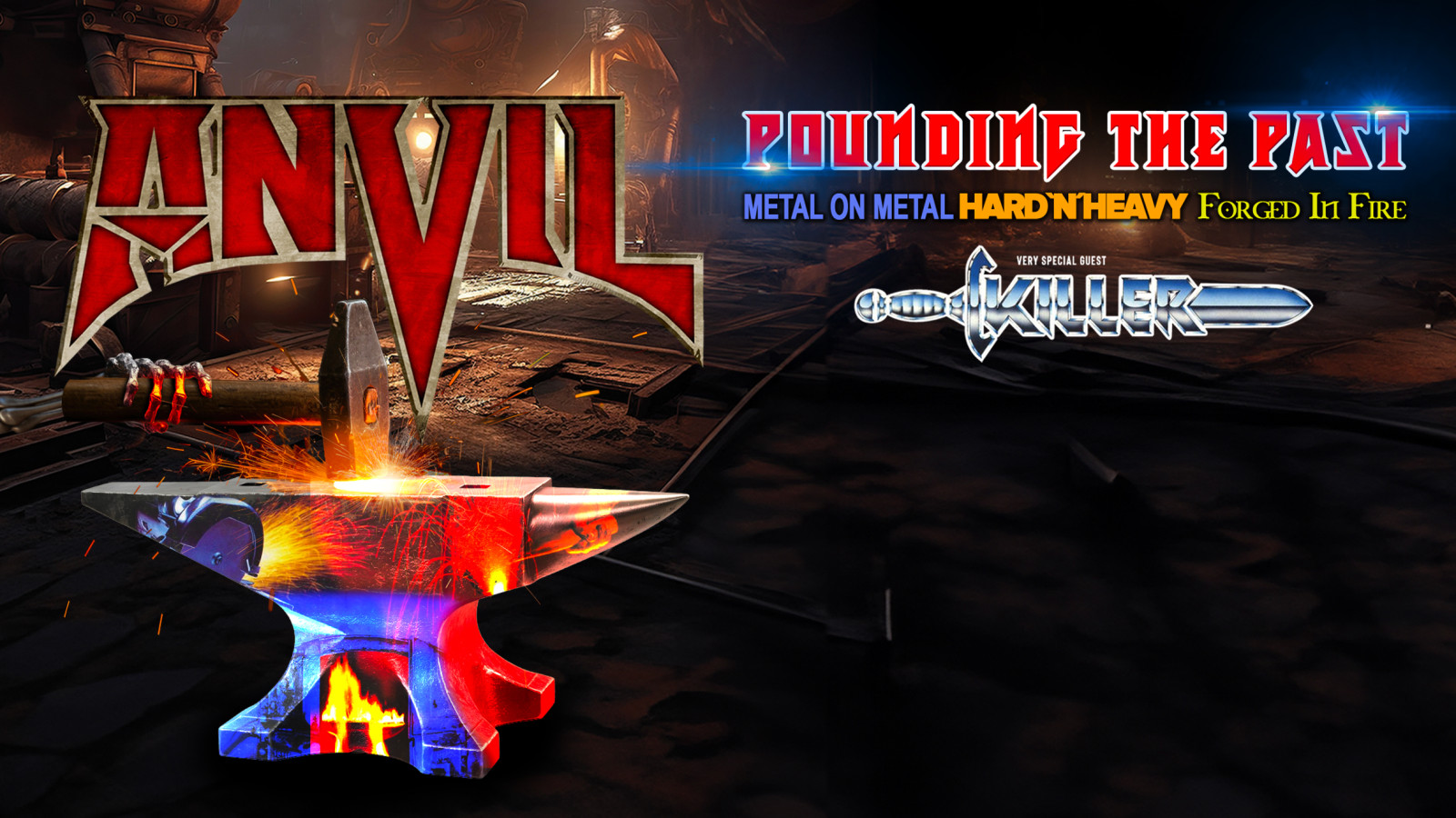Anvil (Can) – Pounding The Past Tour 2026 + Killer (Be) + Spirit War (Fr)