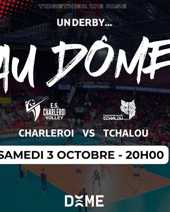 Charleroi Volley vs Tchalou