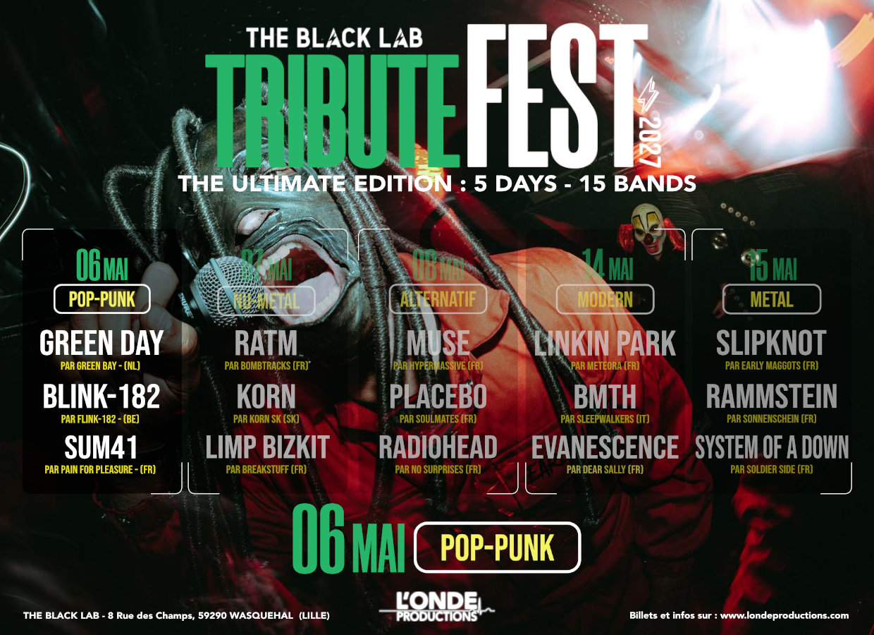 THE BLACK LAB TRIBUTE FEST – DAY 1 – POP-PUNK