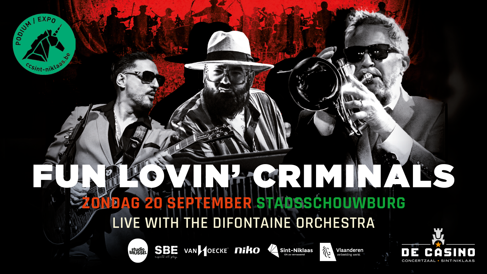 Fun Lovin' Criminals live with The DiFontaine Orchestra